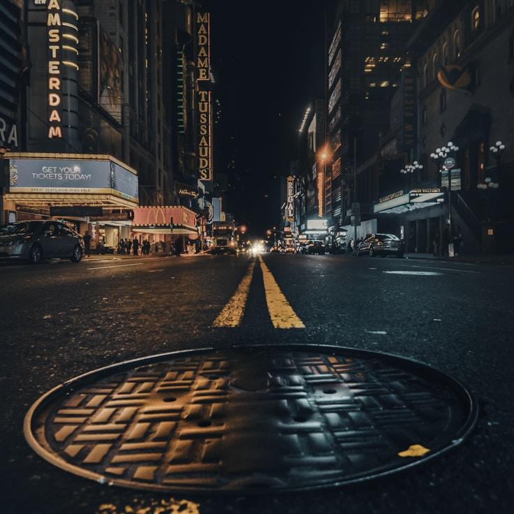 Families relaxing in a mall food court area